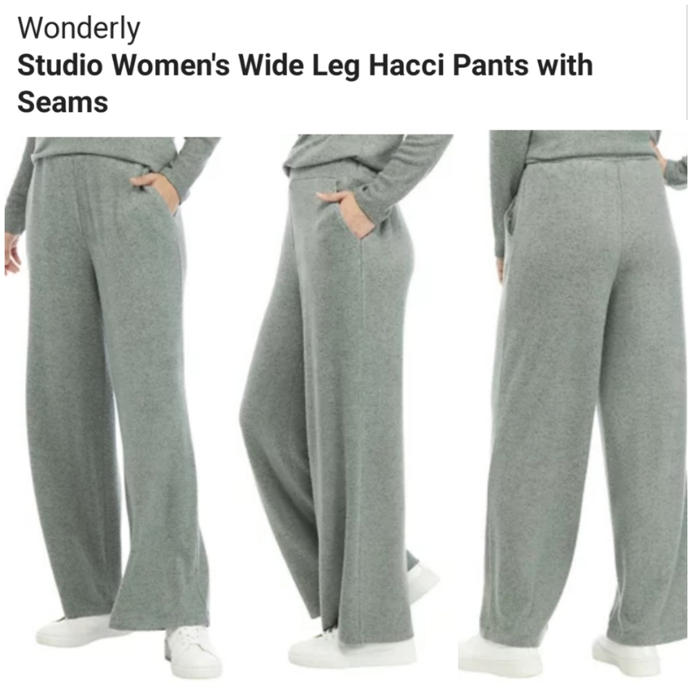👀50% OFF👀NWT‼️ Wonderly brand for Belk Wide Leg Hacci Pants • Belk Exclusive •